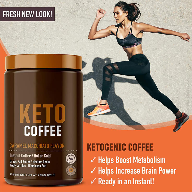 OEM ODM KETO Slim Coffee Powder Diet Coffee KETO Instant Slimming KETO Coffee for Weight Control-4