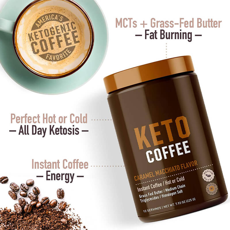 OEM ODM KETO Slim Coffee Powder Diet Coffee KETO Instant Slimming KETO Coffee for Weight Control-5