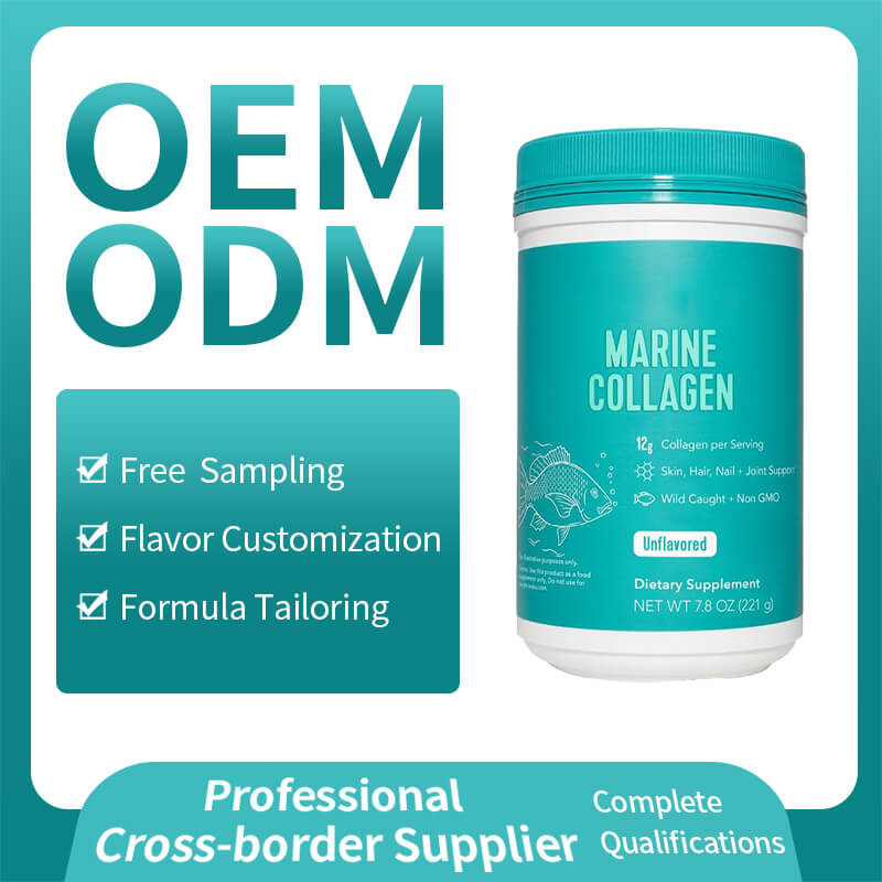 OEM Private Label Collagen Peptides Powder Fish Collagen Drink 685g Marine Collagen Supplement for Skin Beauty-2