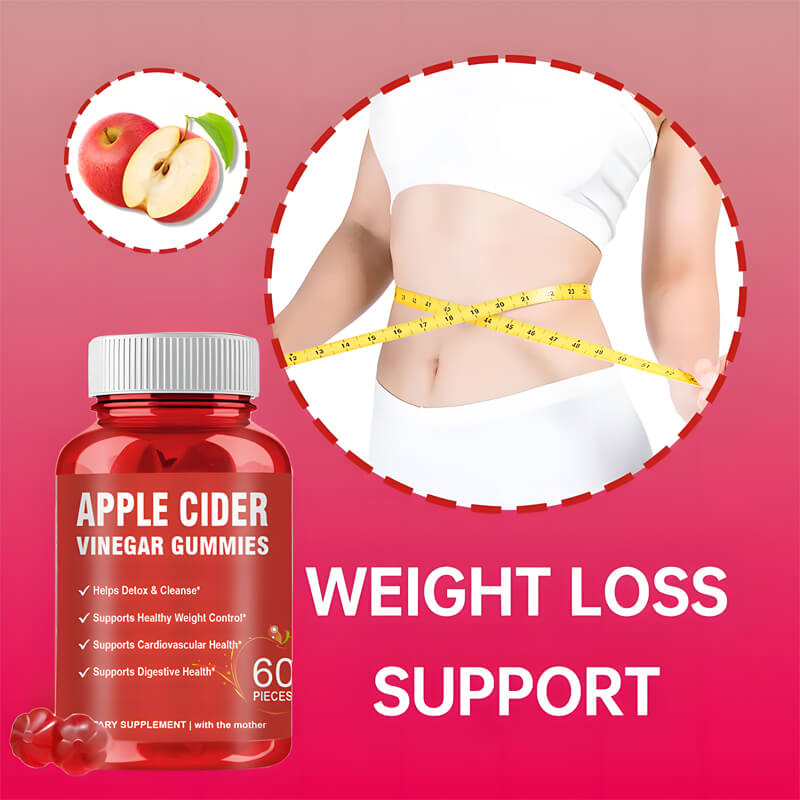 Popular apple cider vinegar gummies vegan slimming sugar free slim gummies-6